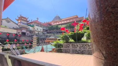 Malezya 'nın dışından güzel geleneksel tapınak manzarası