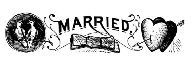 Antique illustration of marriage print. Published in Proben-Album, Buchdruckerei Julius Klinkhardt, Leipzig, Germany (1881).