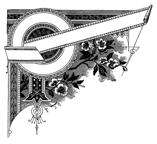 Antique illustration of floral ornament. Published in Proben-Album, Buchdruckerei Julius Klinkhardt, Leipzig, Germany (1881).