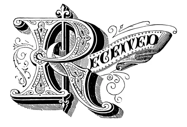 Antique 19th-century engraving of typeface. Published in Proben-Album, Buchdruckerei Julius Klinkhardt, Leipzig, Germany (1881).