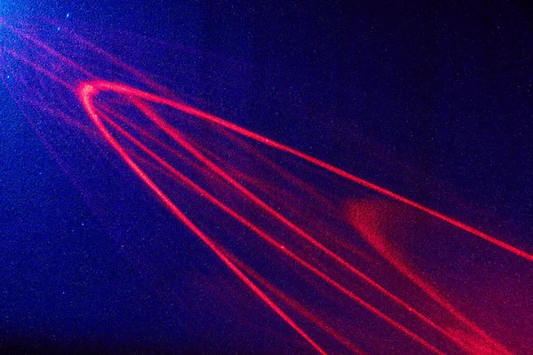 Mavi Bir Arkaplanda Kırmızı Işık Desenleri — Stok fotoğraf