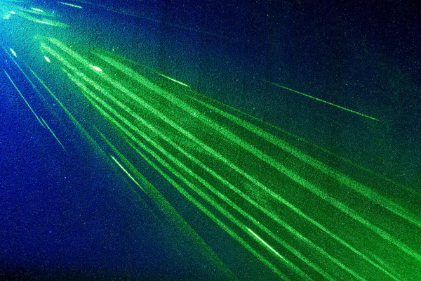 Uno Sfondo Sfumato Blu Scuro Raggi Verdi Luce — Foto Stock