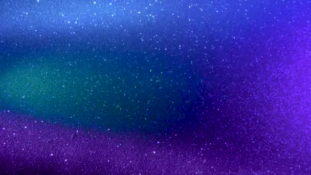 Горизонтальном Светоизменяющемся Мелкозернистом Фоне Разноцветные Мигающие Лучи Света — стоковое видео