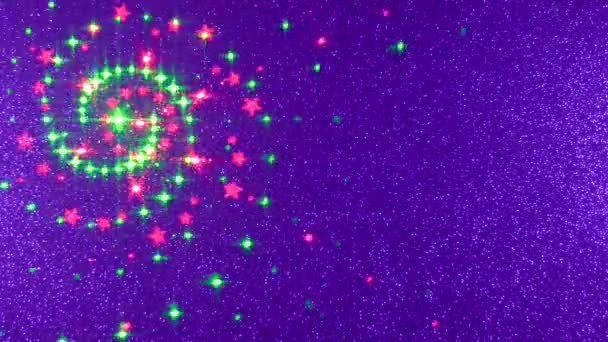 Een Blauwe Textuur Achtergrond Vliegend Geanimeerd Patroon Groen Roze — Stockvideo