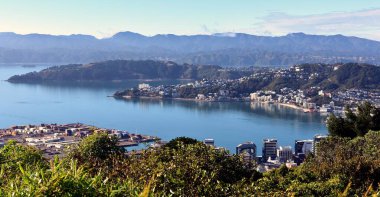 The sprawling building of Wellington, New Zealand