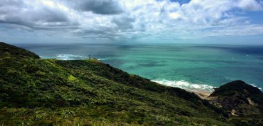 Deniz buluşması ve Cape Reinga 'nın deniz feneri, Yeni Zelanda