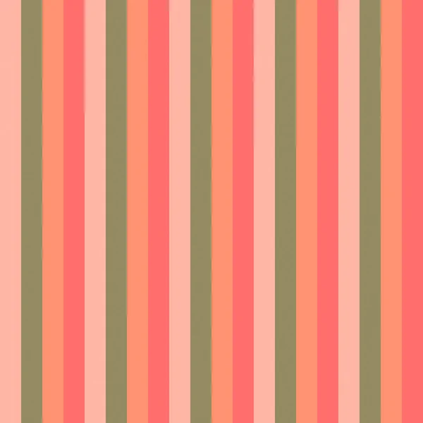 无缝隙条纹图案与粉红色 橙色和绿色垂直条纹完美地重复 — 图库照片