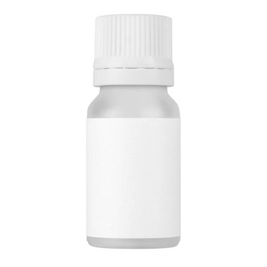 Boş ilaç şişesi maketi.