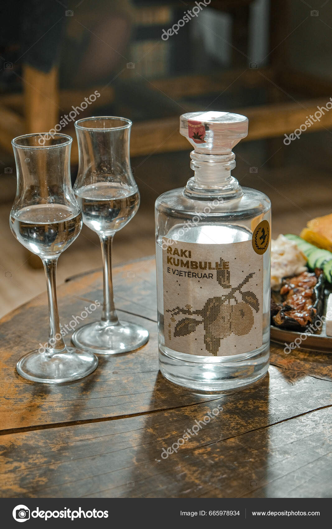 Tirana Albania June 2023 Traditional Albanian Food Restaurant City