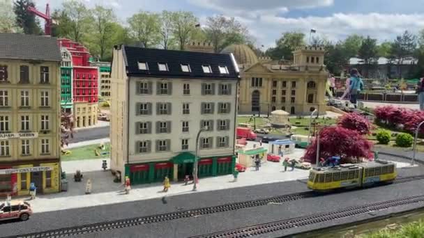 Gunzburg Germany May 2024 Amusement Park Legoland Germany High Quality — Stock Video