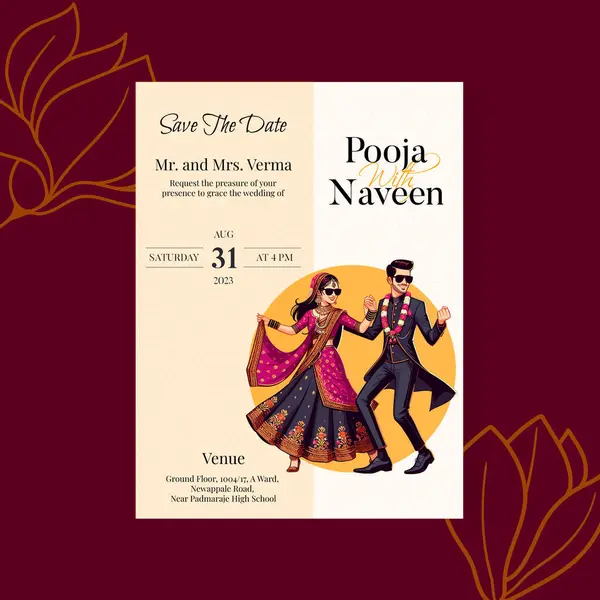 Düğün davetiyesi yolda.