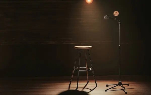 Boş mikrofonlu boş stüdyo mikrofonu