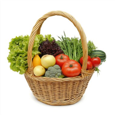 taze meyve ve sebze sepeti