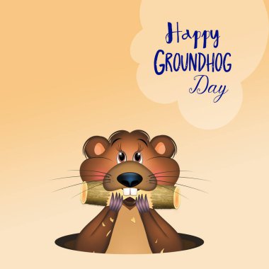 Köstebek Günü 'nün güzel bir örneği.