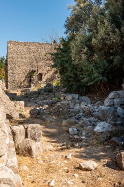 ancient ruins of the city of the capital of Kos