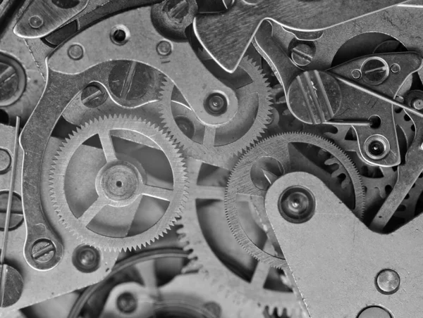 Fabricación Antecedentes Industriales Concepto Trabajo Equipo Idea Tecnología Engranajes Engranajes — Foto de Stock