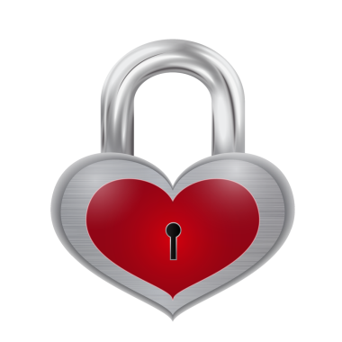 Kalp şeklinde yalıtılmış kilit