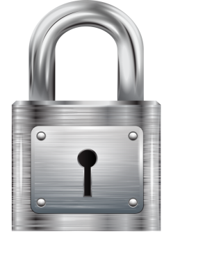 Metal izole edilmiş simge asma kilidi