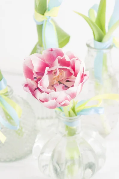 Тюльпан Квітка Троянда Колко Букет — стокове фото