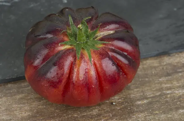 Alimenti Freschi Natura Cruda Biologico Maturo Pomodoro Rosso Agricoltura — Foto Stock