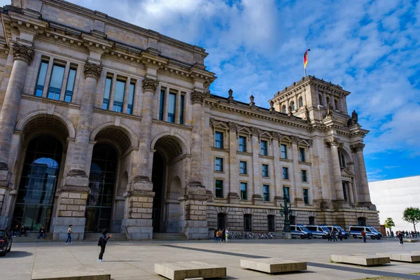 Будівля Рейхстагу Бундестаг Історична Пам Ятка Берліні — стокове фото