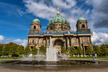 Berlin - Germany, October 22, 2022: Berlin Cathedral - Berliner Dom. Berliner