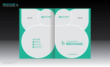 Herhangi bir kullanım için broşür kapağı