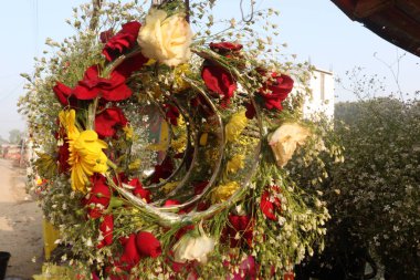 Women rose Flower Headband Floral Crown for wedding