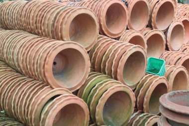 Her bitki için kullanabileceğiniz satılık kil ağaç kabı.