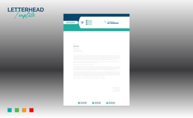 Şirket ve en iyi şirket kullanımı için bir antet