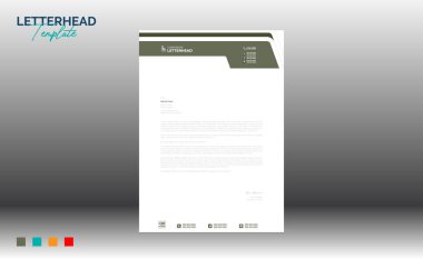 Şirket ve en iyi şirket kullanımı için bir antet