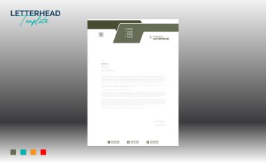 Şirket ve en iyi şirket kullanımı için bir antet