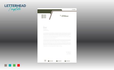 Şirket ve en iyi şirket kullanımı için bir antet