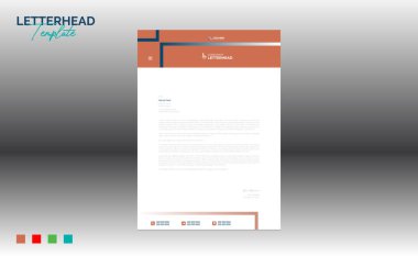 Şirket ve en iyi şirket kullanımı için bir antet