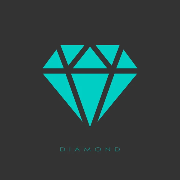 Weblogo Voor Diamantvector — Stockvector
