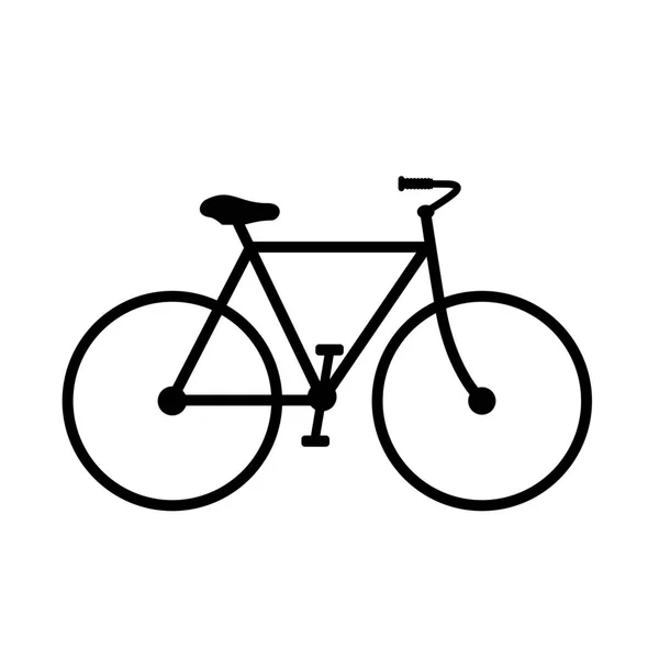 Bicycle Vector Line Icon — Stock Vector