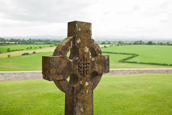 Altes Keltisches Kreuz Irland — Stockfoto