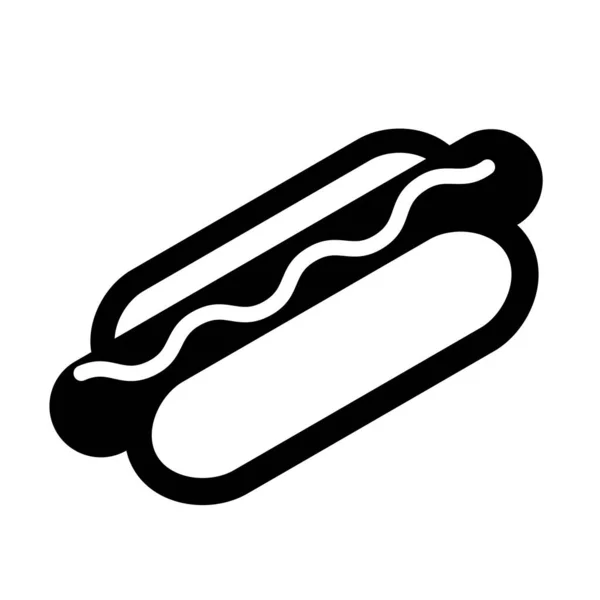 Piktogram Wektora Hot Doga — Wektor stockowy