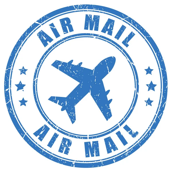 Air Mail Vector Stamp — Stock Vector