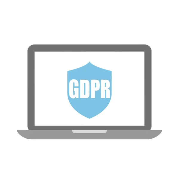 Εικονίδιο Φορέα Προστασίας Δεδομένων Gdpr — Διανυσματικό Αρχείο
