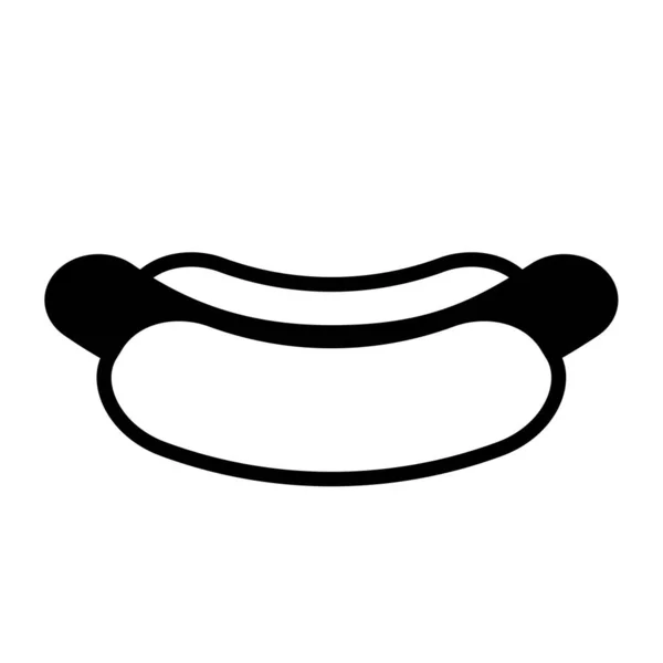 Icône Hot Dog Line — Image vectorielle