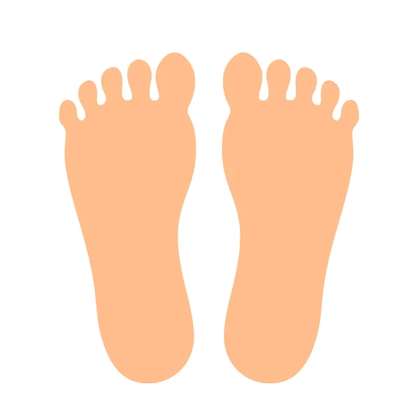 Human Feet Vector Icon — Διανυσματικό Αρχείο