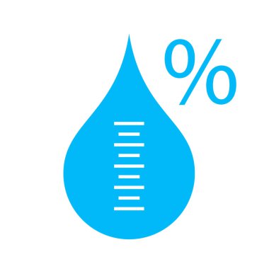 Soyut nem vektör simgesi