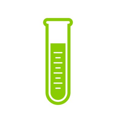 Laboratuvar cam vektör simgesi