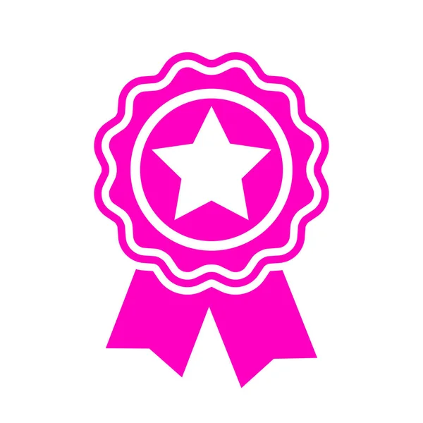 Award Badge Vector Icon — Stock Vector