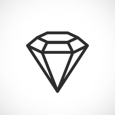 Parlak dış hat vektör simgesi