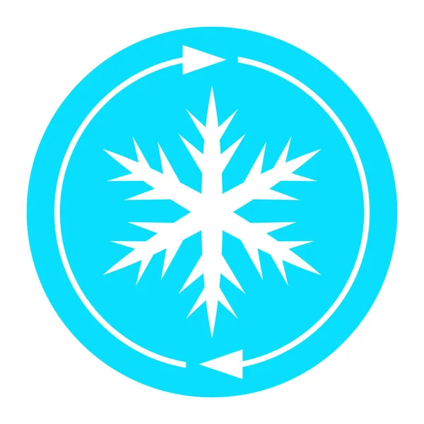 空调雪片符号 — 图库矢量图片