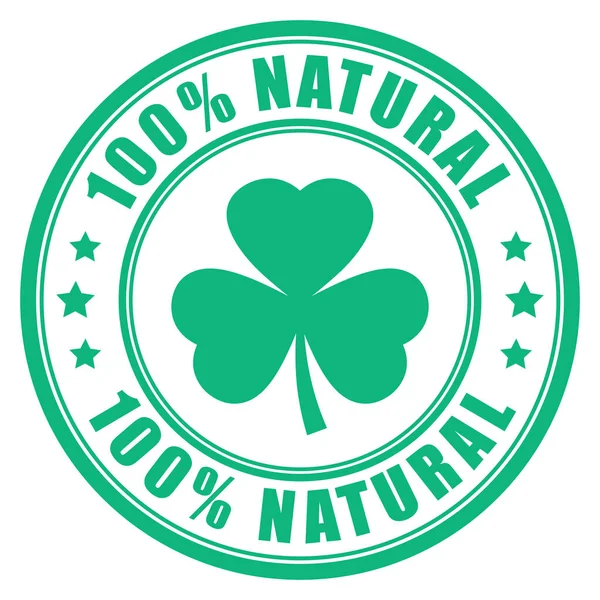 Etiqueta Vetorial Produto Natural Eco —  Vetores de Stock