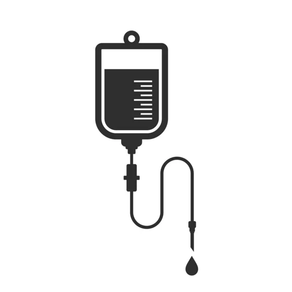 Blood Bag Icon — Stock Vector