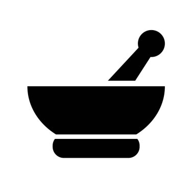 Havan vektör tıbbı simgesi